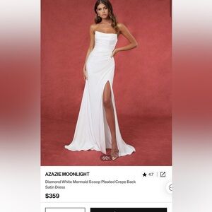 Azazie Moonlight wedding dress